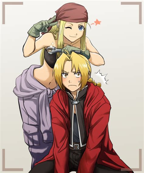 Edward Elric And Winry Rockbell Fullmetal Alchemist Drawn By Shsh