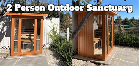 The 1 Outdoor Infrared Sauna 2023 Weatherproof Built In Shed Roof