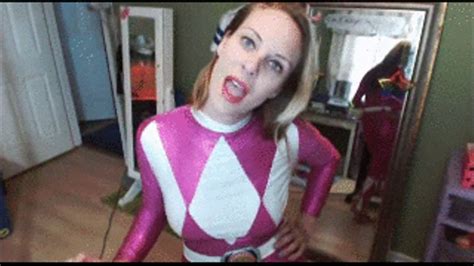 Pink Power Ranger Dominatio Joi Strip Body Worship Cum Countdown Hd Wmv Vickys Fetish