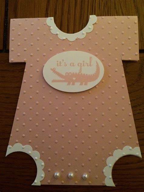 Stampin Up Baby Onesie Card Stampin Up Baby Shower Cards