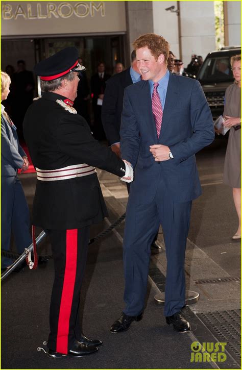 Photo Prince Harry First Post Nude Pictures Scandal Appearance