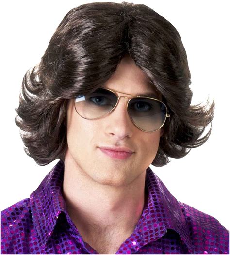 70s Feathered Man Wig