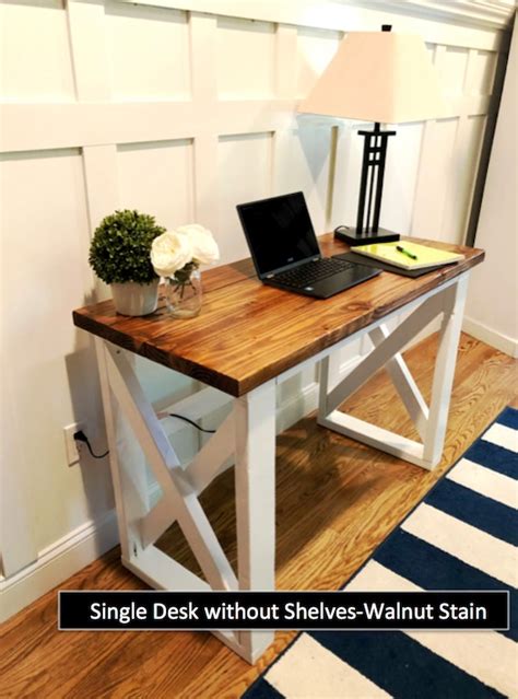 Rustic Farmhouse Desk With Classic Style Etsy