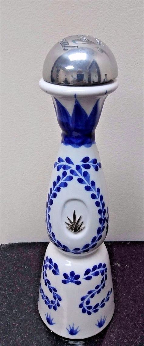 This Gorgeous White And Blue Decanters Are Handcrafted In The Claseazule Reposado Tequila
