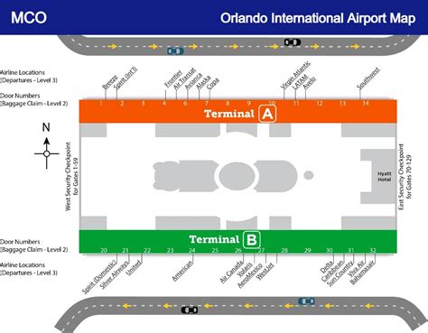 Orlando Airport Map
