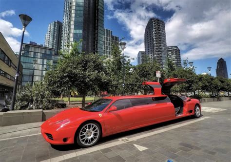 This Ferrari Limo With Two Tvs A Minibar And Seating For 10 Can Be