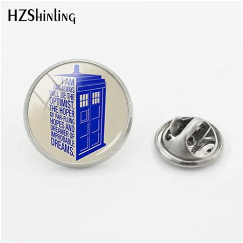 2018 New Doctor Who Box Clasp Pin Dr Who Tardis Pins Stainless Steel