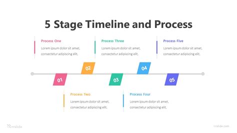 5 Stage Timeline And Process Infographic Template Ppt And Keynote Templates
