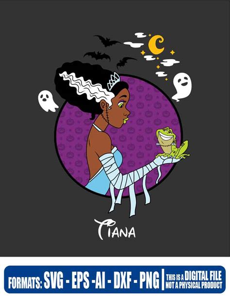 Princess Halloween Tiana Disney Day Of The Dead Svg Cricut Eps