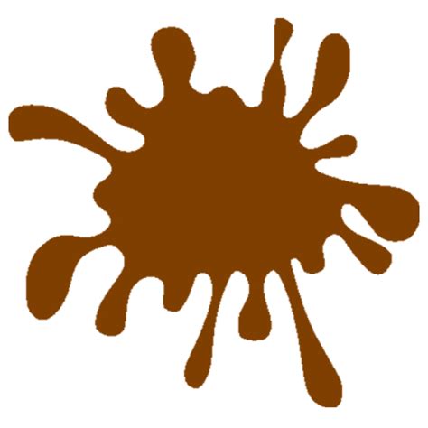 Clipart Splat Brown And Other Clipart Images On Cliparts Pub