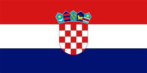Vlajka Chorvatsko Vlajkyeu