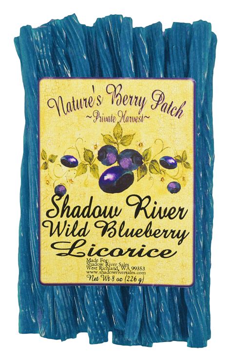 Shadow River Gourmet Wild Blueberry Licorice Candy Old Fashioned Blue Twists Ebay