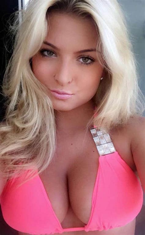 Love Island S Zara Holland Flaunts Her Impressive Chest In Sexy Bikini