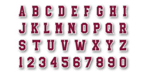 Collegiate Fonts And Typefaces On Behance