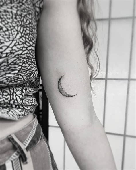 The Coolest Crescent Moon Tattoos And What They Mean In 2020