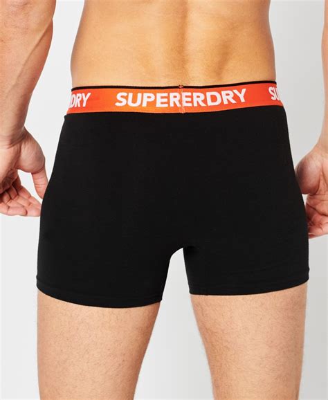 Superdry Organic Cotton Classic Boxer Triple Pack For Mens