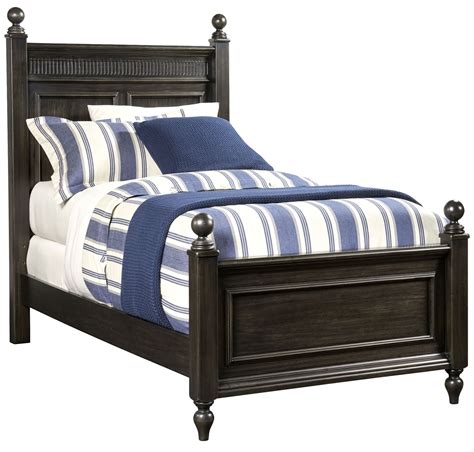 Smiling Hill Licorice Twin Panel Bed From Stone And Leigh Coleman