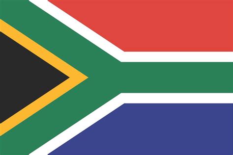 South Africa Flag and Emblem [south african] | South africa flag, Africa flag, South africa