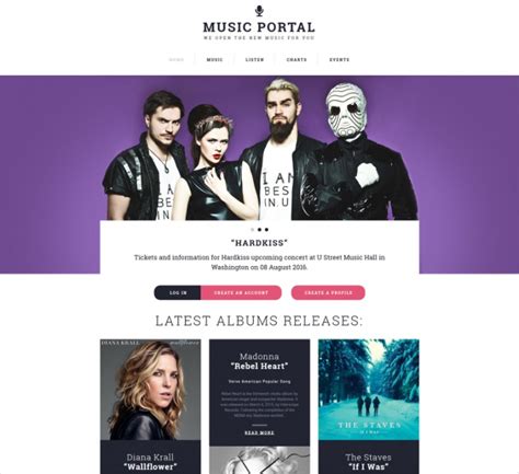 We make it easy to have the best video. 17 Best Music Website Themes & Templates | Design Trends - Premium PSD, Vector Downloads