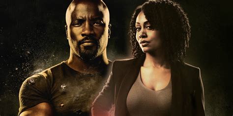 The Defenders Set Photos Luke Cage And Misty Knight Reunite