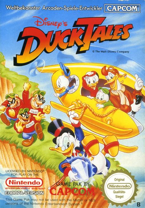 Disneys Ducktales 1989 Nes Box Cover Art Mobygames