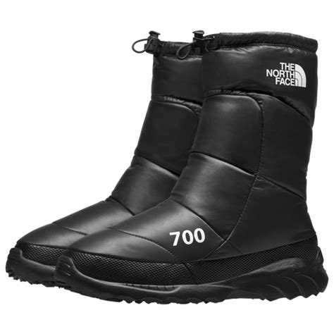 The North Face Nuptse Bootie 700 Mens Outdoor Boots Black White