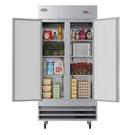 Koolmore 35 Cu Ft 2 Door Commercial Reach In Refrigerator In