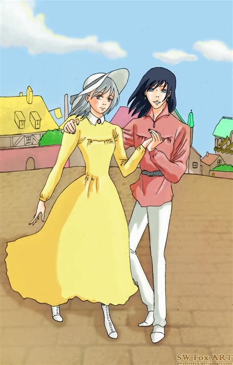 Howls Moving Castle Sophie And Howl By Sweetiefox On Deviantart