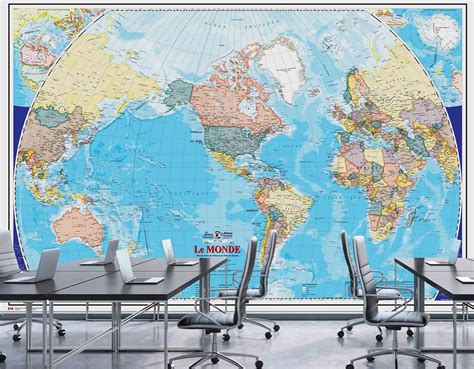 Large Wall Size World Map Map Of World