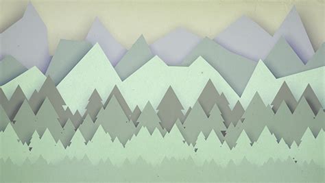 Papercraft Mountains On Behance
