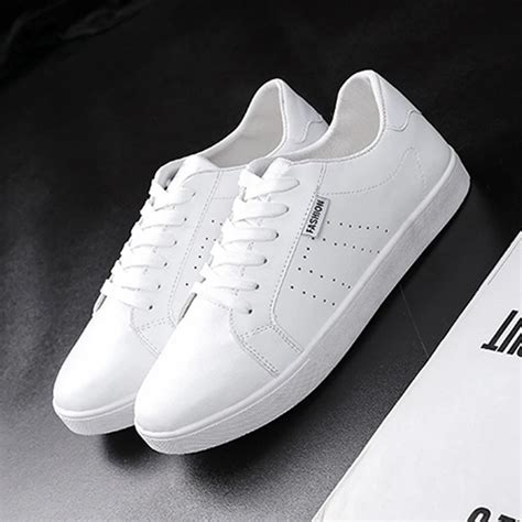 New Design Fashion Mens White Casual Safety Pu And Rubber Shoes Buy