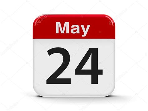 24th May Calendar — Stock Photo © Oakozhan 107805482