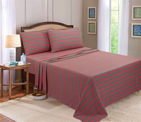 Mainstays Jersey Knit Bedding Sheet Set 150 Gsm Single Jersey Pink