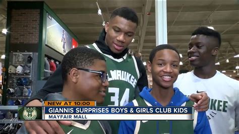Giannis antetokounmpo says he had to hawk street goods as a small child in greece to feed his family. Giannis Antetokounmpo surprises kids with shopping spree ...