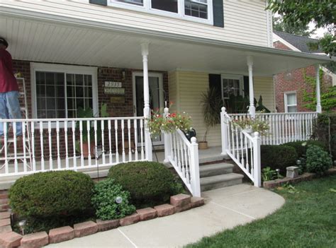 The deck is to the left in the pic. Front Porch Railing Height | Interesting Ideas for Home