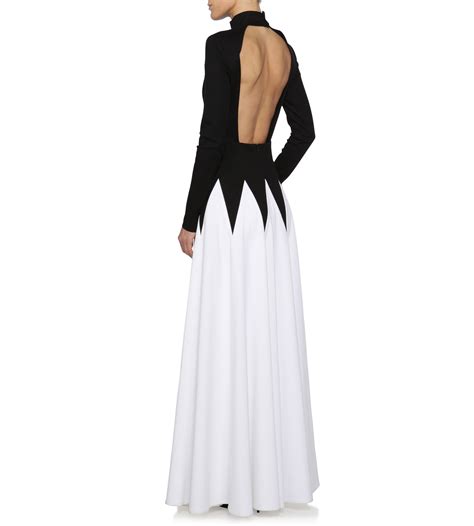 Es entstehen für sie keine weiteren versandkosten. Talbot Runhof Abendkleid mit Zick-Zack Muster in Schwarz ...