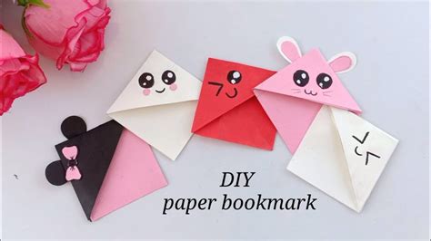 Diy Kawaii Bookmarks Origami Bookmarks Idea How To Make A Paper
