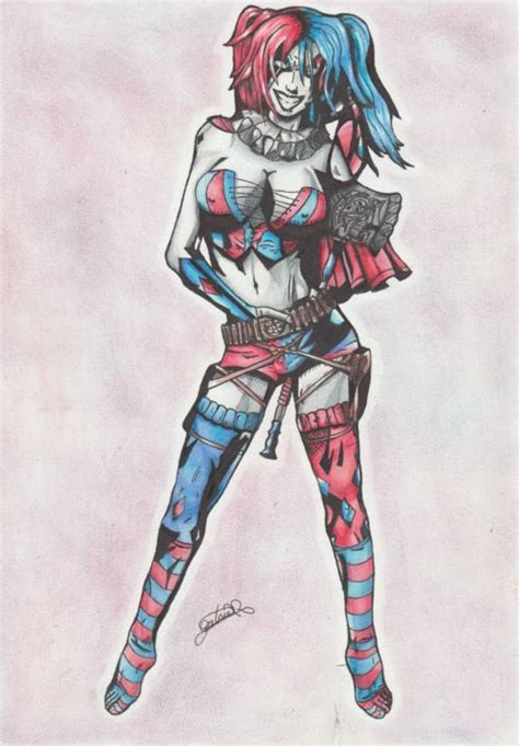 Full Body Harley Quinn Drawing Jacks Boy Blog