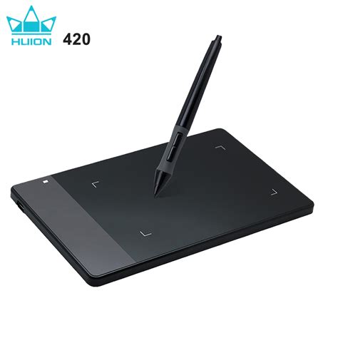 Original Huion 420 4 Inch Digital Tablets Mini Usb Signature Pen Tablet