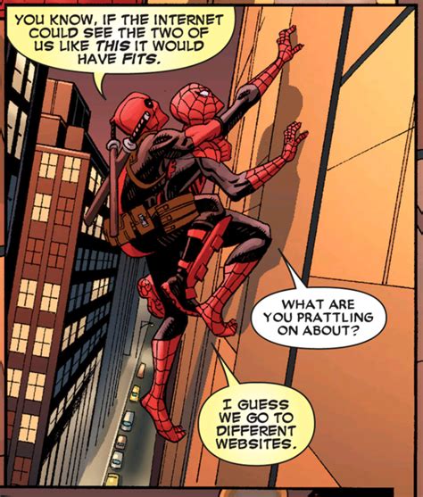 Deadpool And Spider Man Meme Guy