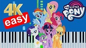 My Little Pony - Friendship Is Magic Theme Song (Slow Easy Medium ...