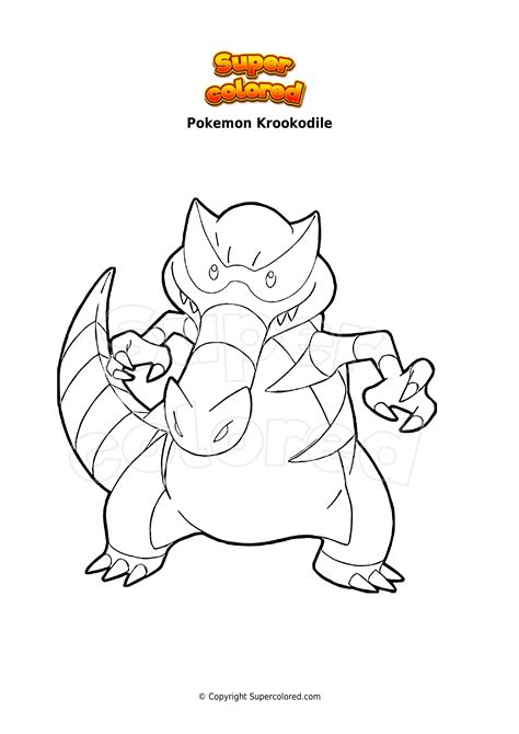 Coloring Page Pokemon Carracosta