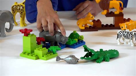Lego Education Duplo Wild Animals Set Youtube