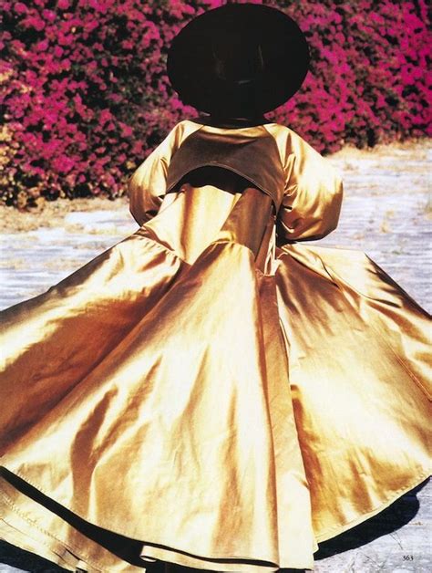 Ava Gardner Linda Evangelista By Peter Lindbergh For Vogue October
