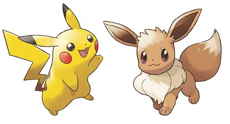 Pikachu And Eevee Art Pokémon Let S Go Pikachu And Let S Go Eevee Art Gallery