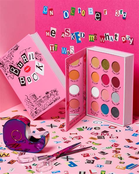 The Burn Book Palette Sale Storybook Cosmetics X Mean Girls Burn Book