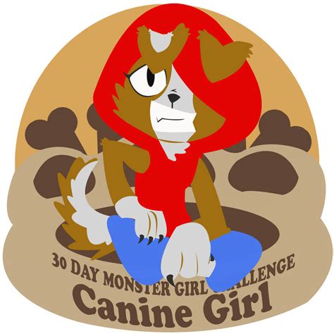 30 Day Monster Girl Challenge Canine By Moonlighthouse On Deviantart