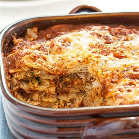 Roast chicken is often described as a simple dish, and it is, at least in terms of flavor—when the dish is made properly, the rich flavor and juicy meat of the chicken need little adornment. Chicken Enchilada Recipe America S Test Kitchen | Noconexpress