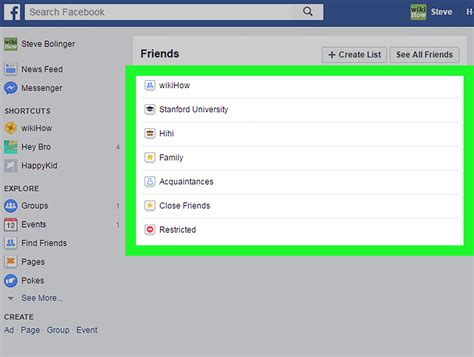 How To View Your Facebook Friends List On A Pc Or Mac 7 Steps
