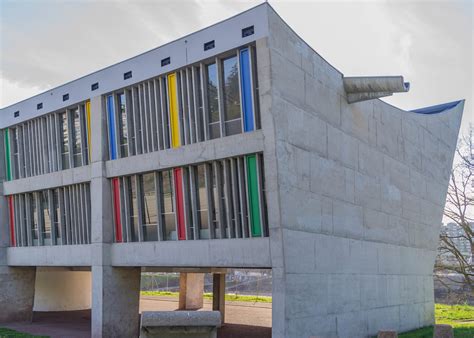 Le Corbusiers Maison De La Culture Features Asymmetric Roof
